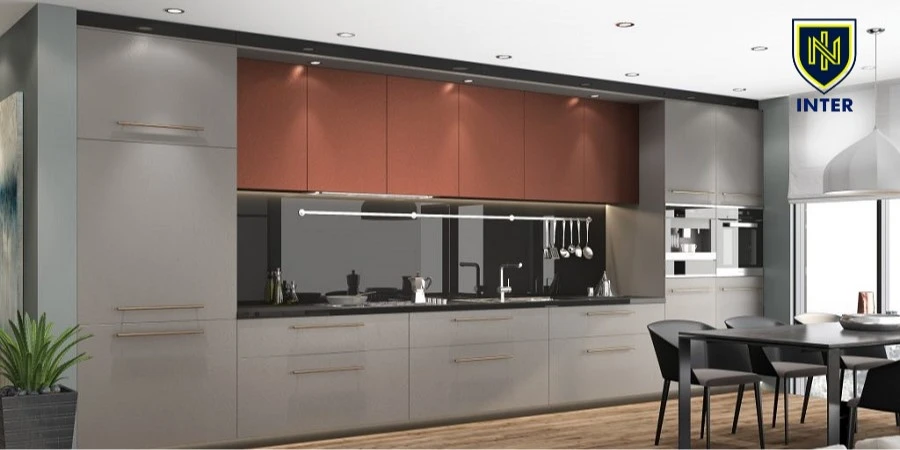 کابینت‌های هایگلاس ساده