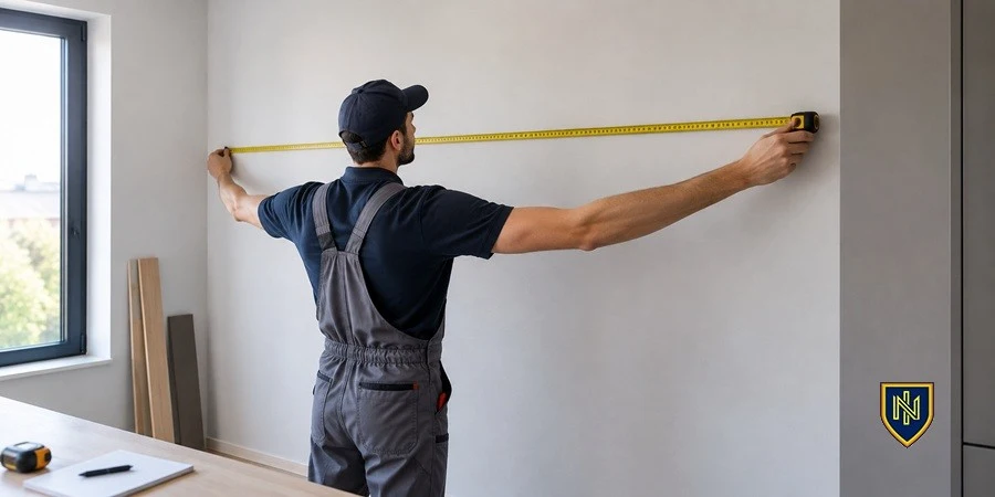 اندازهگیری و تعیین ابعاد کابینت