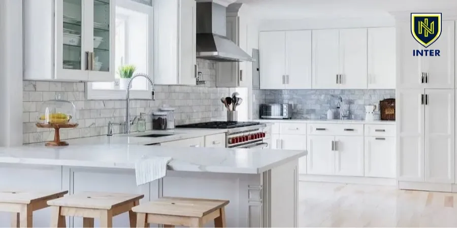 کابینت ممبران سفید مات و صدفی