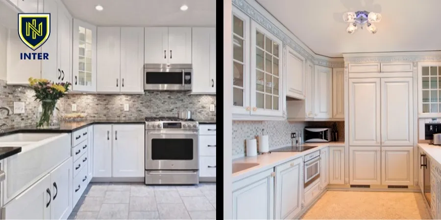 مقایسه ظاهری کابینت نئوکلاسیک و ممبران